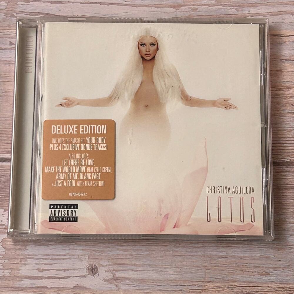 Christina Aguilera – Lotus CD 2012 Deluxe Edition Pop Sony Music Promo